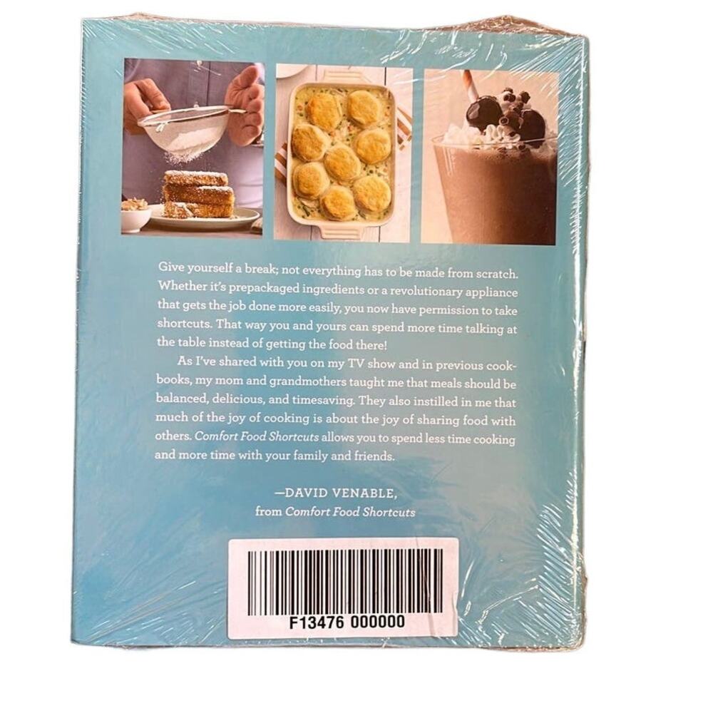 In the Kitchen with David Comfort Food Shortcuts Cookbook QVC's Foodie - New - Picture 2 of 4
